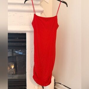 SHEIN Vibrant Red Mini Dress